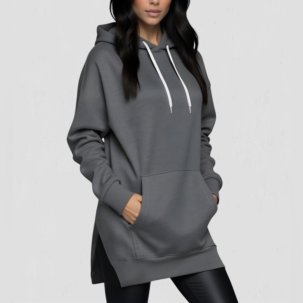 The Warmy Gray Hooded Sweatshirt NWT